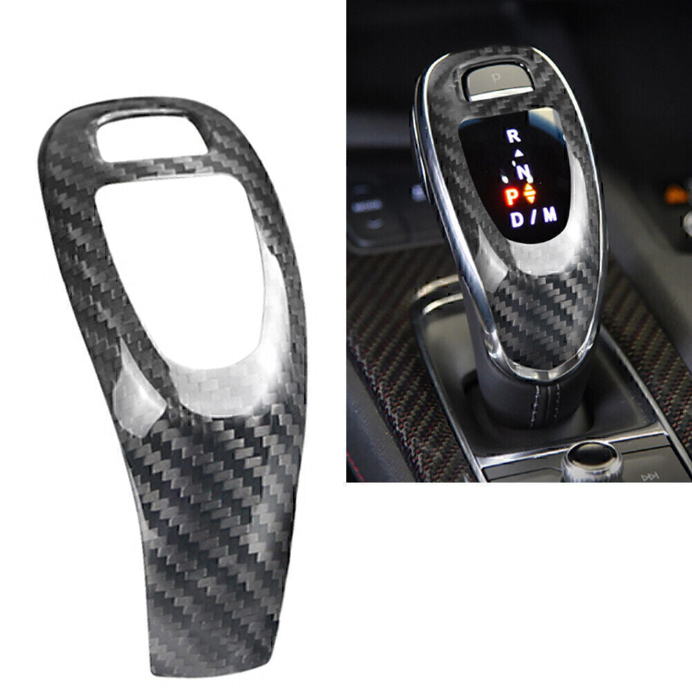 Carbon Fiber Gear Shift Knob Cover Sticker Trim for Cadillac CT5 2020+ 2021