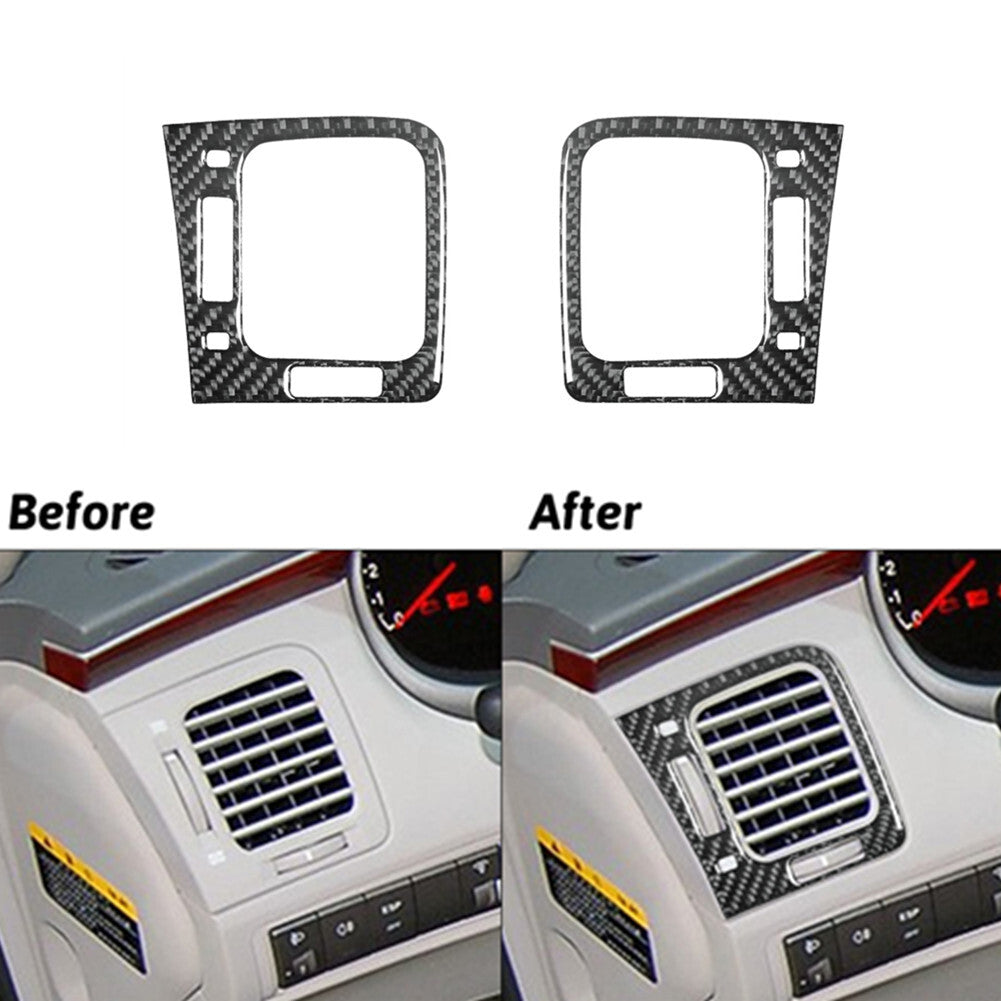 Carbon Fiber Light Eyebrow Decorative Trim Cover For 3 F30 2013-2019 v