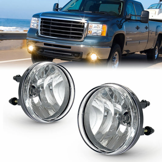 Suitable for 07-13 for GMC for Sierra 1500 07-14 for GMC for Sierra 2500 3500HD front bumper fog light - v