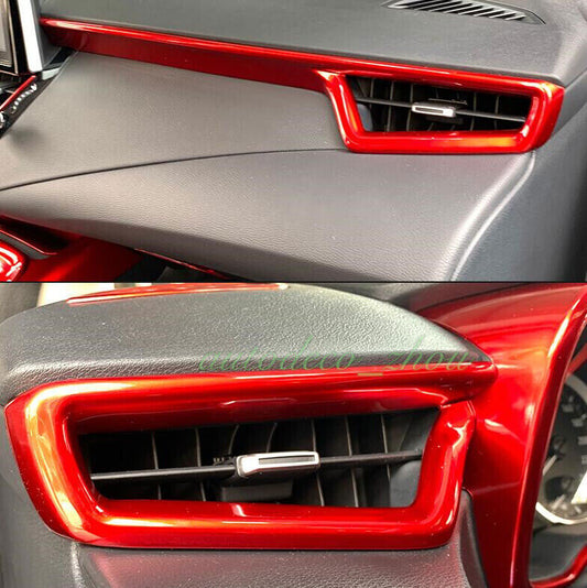 For 20-2021 Toyot@a for Corolla Sedan Hatchback Red Dashboard Air Outlet Cover Trim n