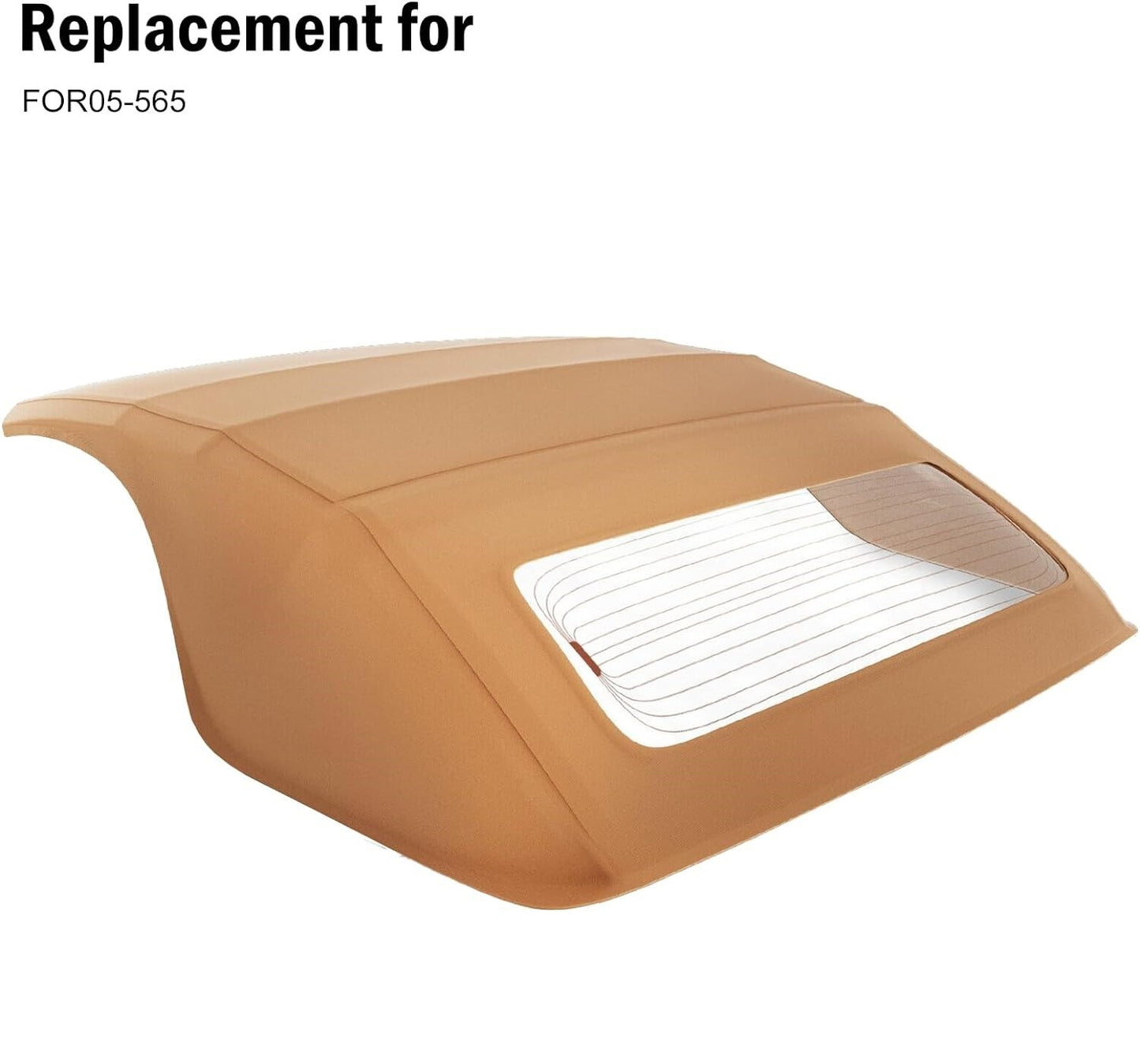 w/Heated Glass Window Tan Convertible Top Fit for Ford for Mustang Convertible Top 05-14