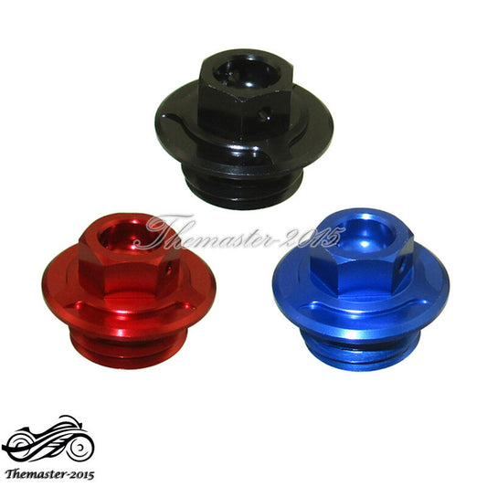 Aluminum Oil Filler Plug Cap for Honda CR125R CR250R Grom Ruckus Rebel Monkey Q