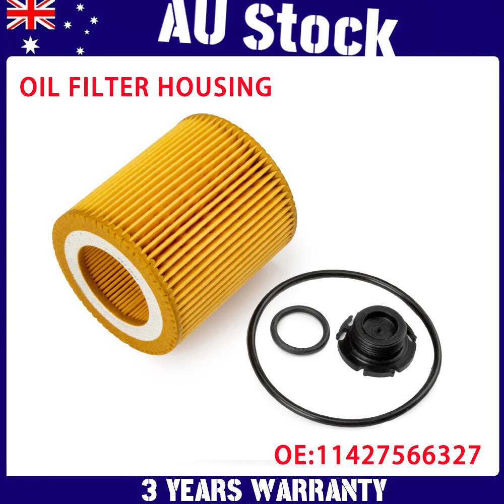 1Set NEW Engine Oil Filter 11427566327 For 2013-2015 ACTIVEHYBRID 3 5 7 AU v