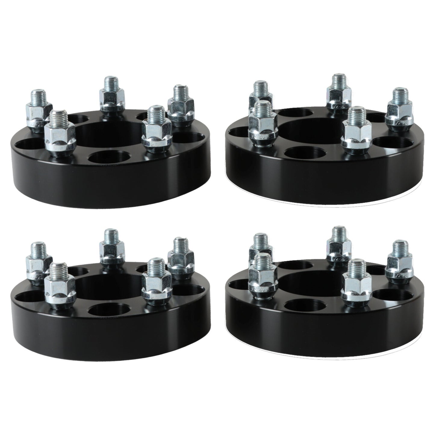 4X Wheel Spacers Adapters 5X4.5 1.25 | Stud Size 1/2x20 71.5mm