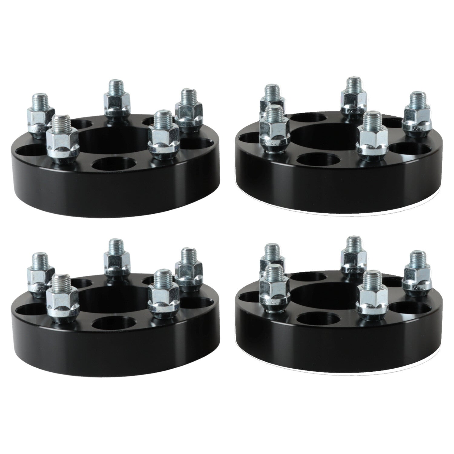 4X Wheel Spacers Adapters 5X4.5 1.25 | Stud Size 1/2x20 71.5mm