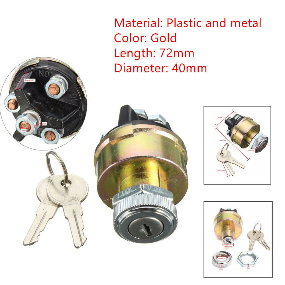 A set of ignition switch lock control with 2 buttons is suitable for KS6180 US14 UN148 CS7UL3 S11- n