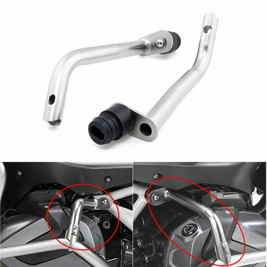 Silver Engine Guard Crash Bar Frame Bumper Guard for BMW R1250GS ADV 2019-2021 Q