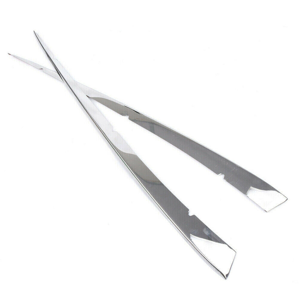 for Toyota for Camry SE XSE 2x Stainless Bumper Front Center Grille Cover Trim 18-23