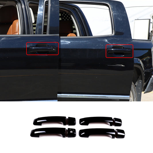 ABS glossy black exterior handle cover for Land Rover Discovery 5 L462 (2017-19)