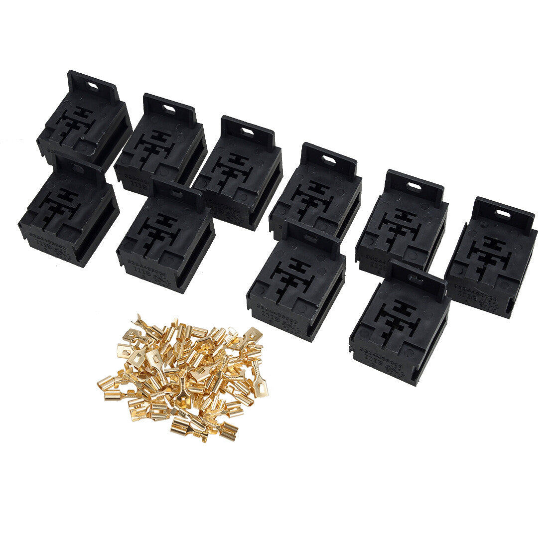 10Pcs 5 Pin Automotive Relay Socket Holder Housing 3334485008 v