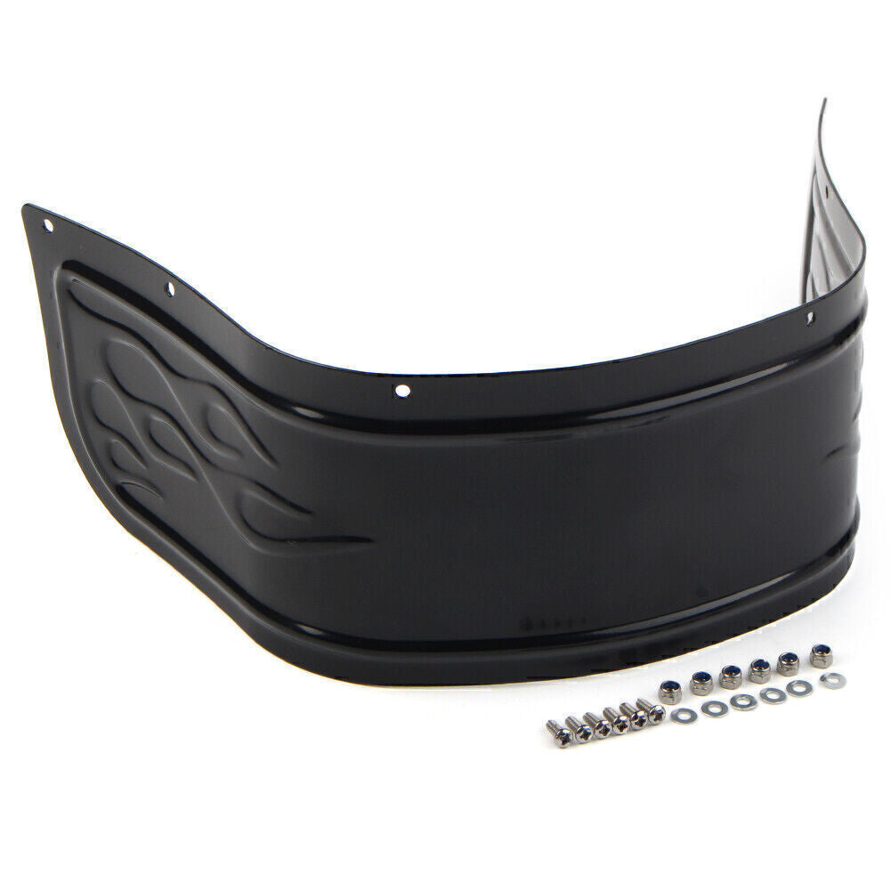 Black Front Fender Trim Skirt Fit for Harley Touring Electra Glide Softail 80-13