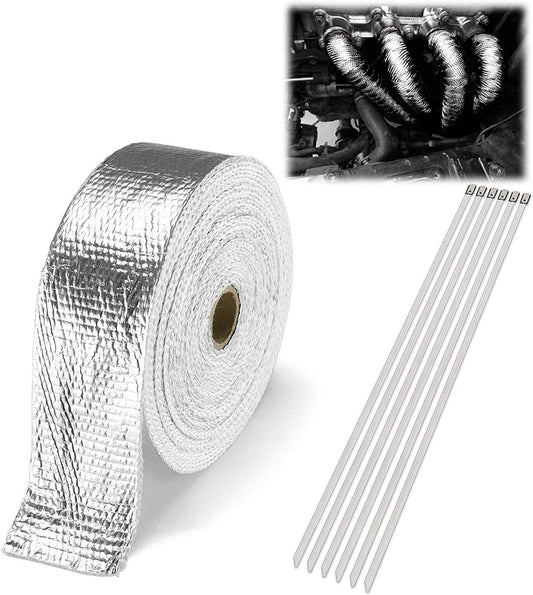 2-inch x 50-foot adhesive exhaust pipe packaging, heat insulation tape, exhaust heat packing