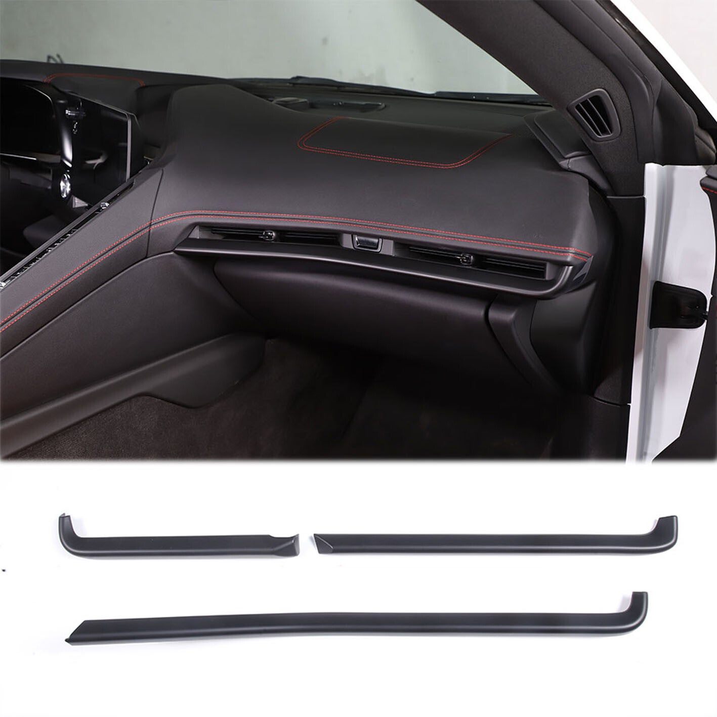 for 2003 - 2009 for HUMMER H2 Rear License Plate Cover Frame Three Side Chrome 3 pcs- v