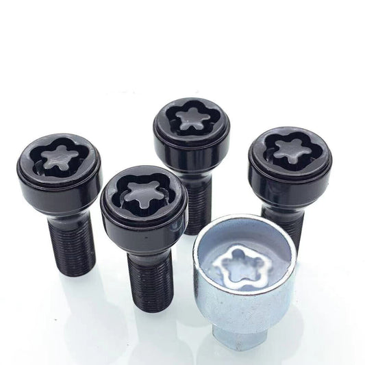 5Pcs Wheel Lock Anti-Theft Bolt Set for BMW 1 3 5 6 7 Z3 Z4 Z8 36136792849 Q