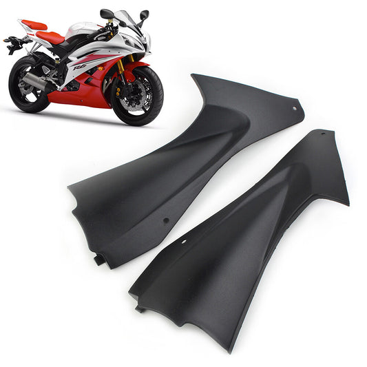 Black ABS Side Air Duct Cover Fairing Insert Part for Yamaha YZF R6 2006-2007?US