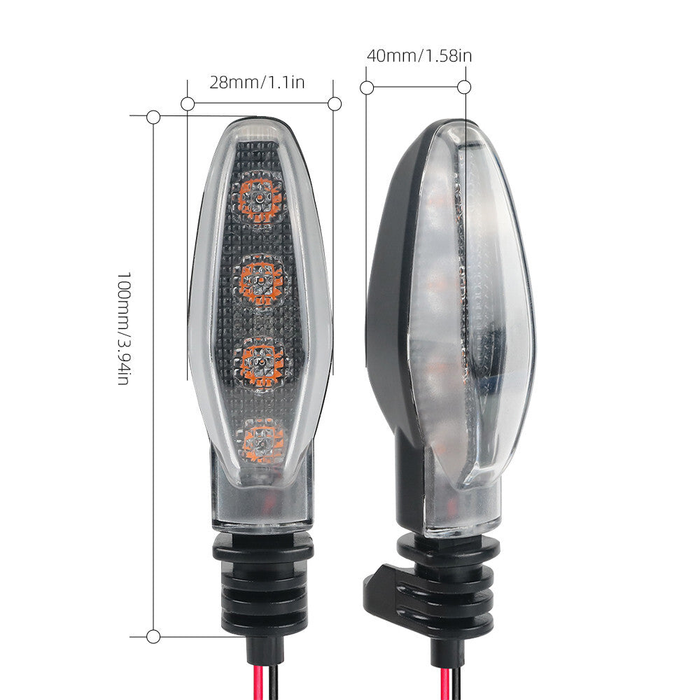 LED Turn Signals Lights for Triumph Trident 660 Daytona 675 R Street Triple 1050 Q