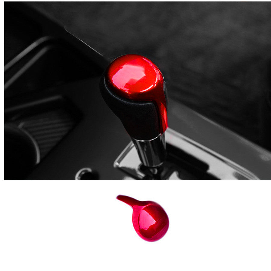 Red Gear Shift Knob Cover Trim For RAV4 2016 2017 2018 v