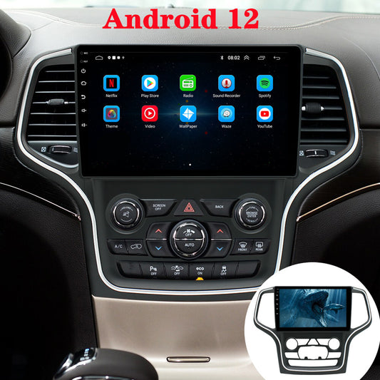 For 2014-2022 for Jeep for Grand Cherokee Stereo Radio GPS Navigation FM BT 10.1 Player