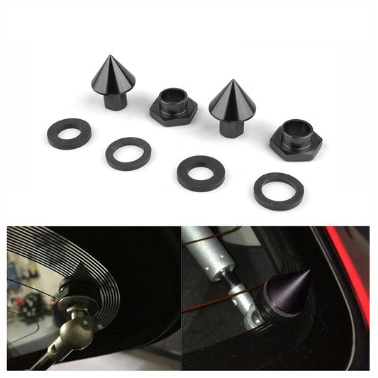 Rear Glass Strut Hardware Kit Fit 92-95 for Honda for Civic 3Dr Hatchback EG6 CRV Black