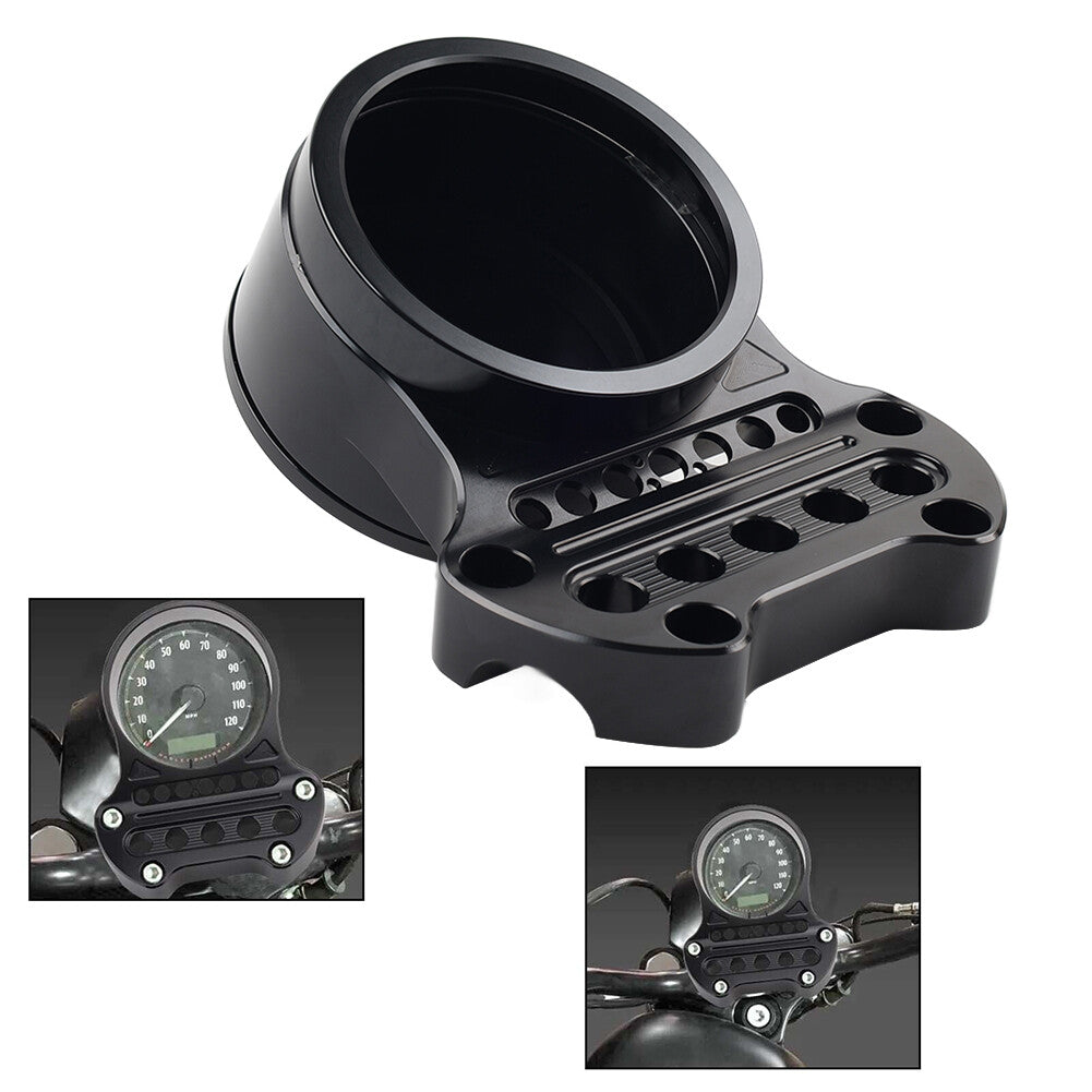 for Harley Sportster XL1200 XL883 Speedometer Bracket Relocation Indicator Clamp