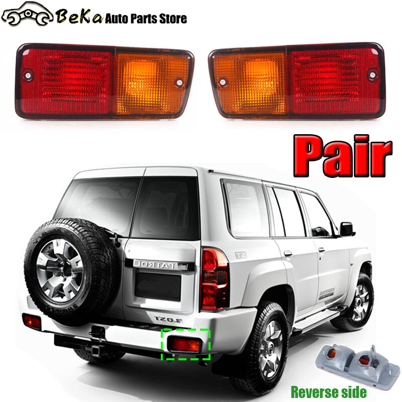 2-pack for Nissan Patrol GU Y61 2001 - 2004 LHRH rear taillights and stop lights