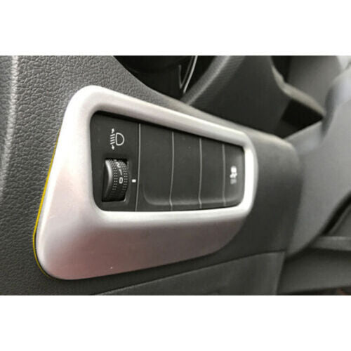 For Highlander 2020-22 Silver Steel Center Console Cigarette Lighter Trim v