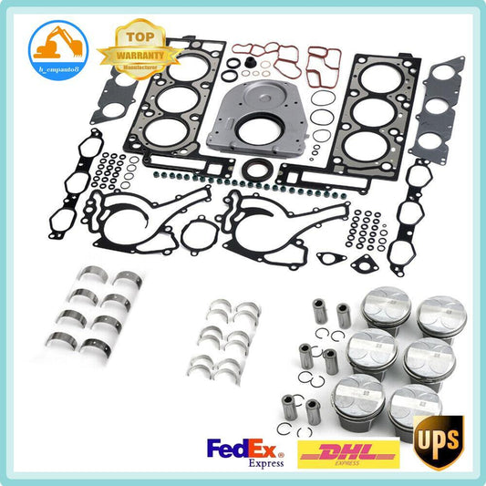 M272 Engine Rebuild Kit for Mercedes C230 C250 C280 W203 W204 ¦µ88mm 2.5L 3.0L V6