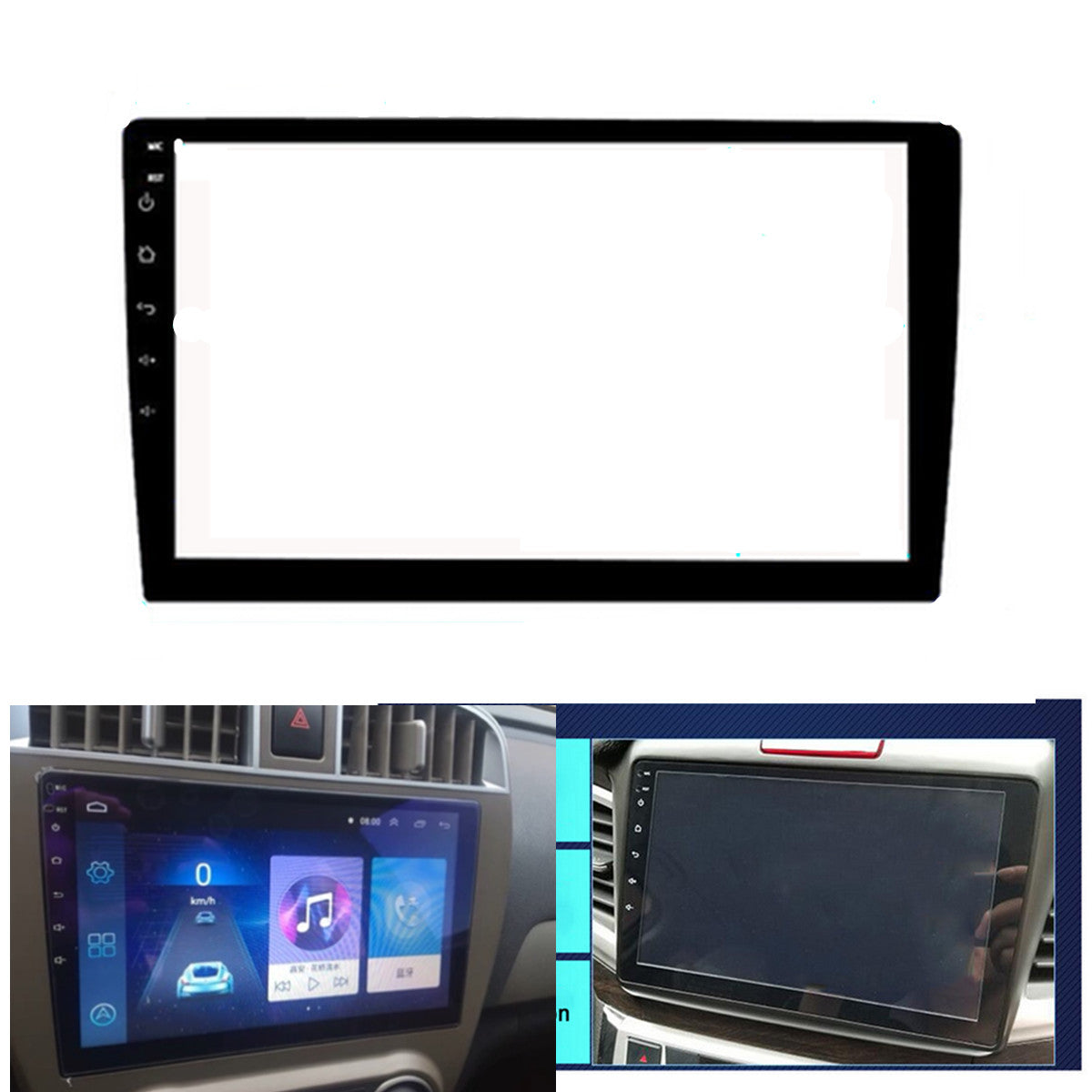 Tempered Glass Screen Protector Protective Film For 9inch Car Radio GPS Player