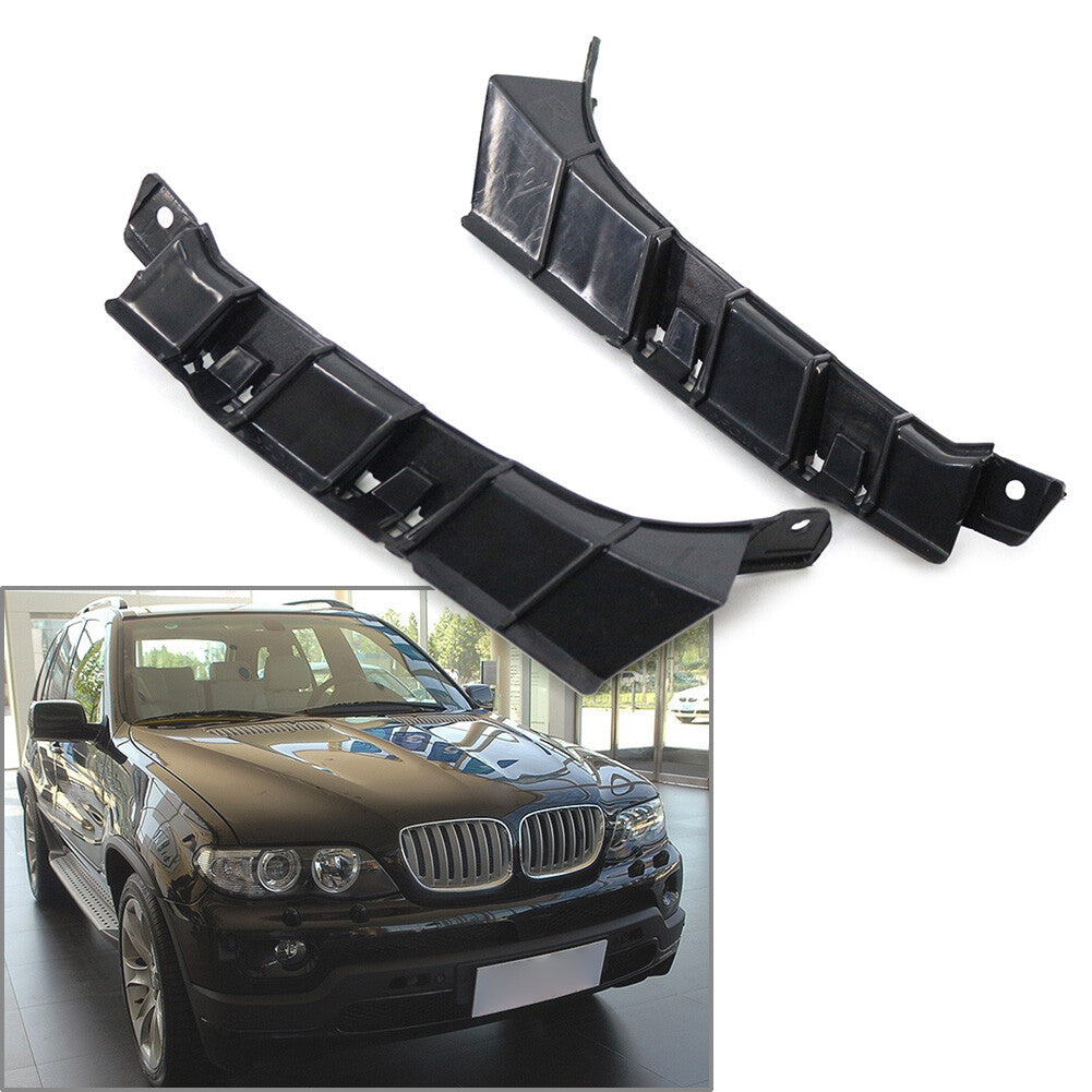 Front Sto?stangenhalter Halter Abdeckung Für for BMW X5 E53 03-06 Schwarz Auto Paar