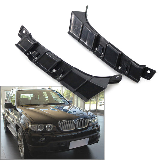 Front Sto?stangenhalter Halter Abdeckung Für for BMW X5 E53 03-06 Schwarz Auto Paar