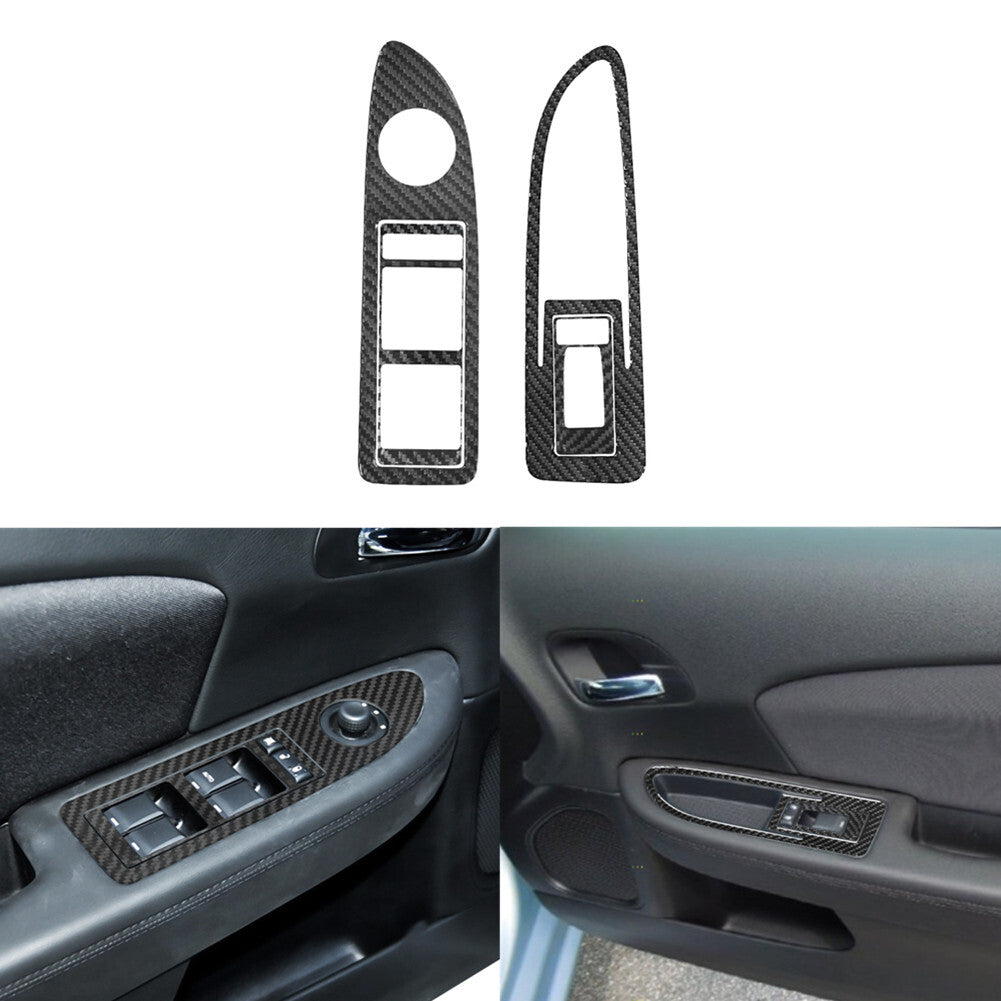 Smooth black side door bowl handle cover decoration suitable for Honda for Civic 10th 2016-2021- v