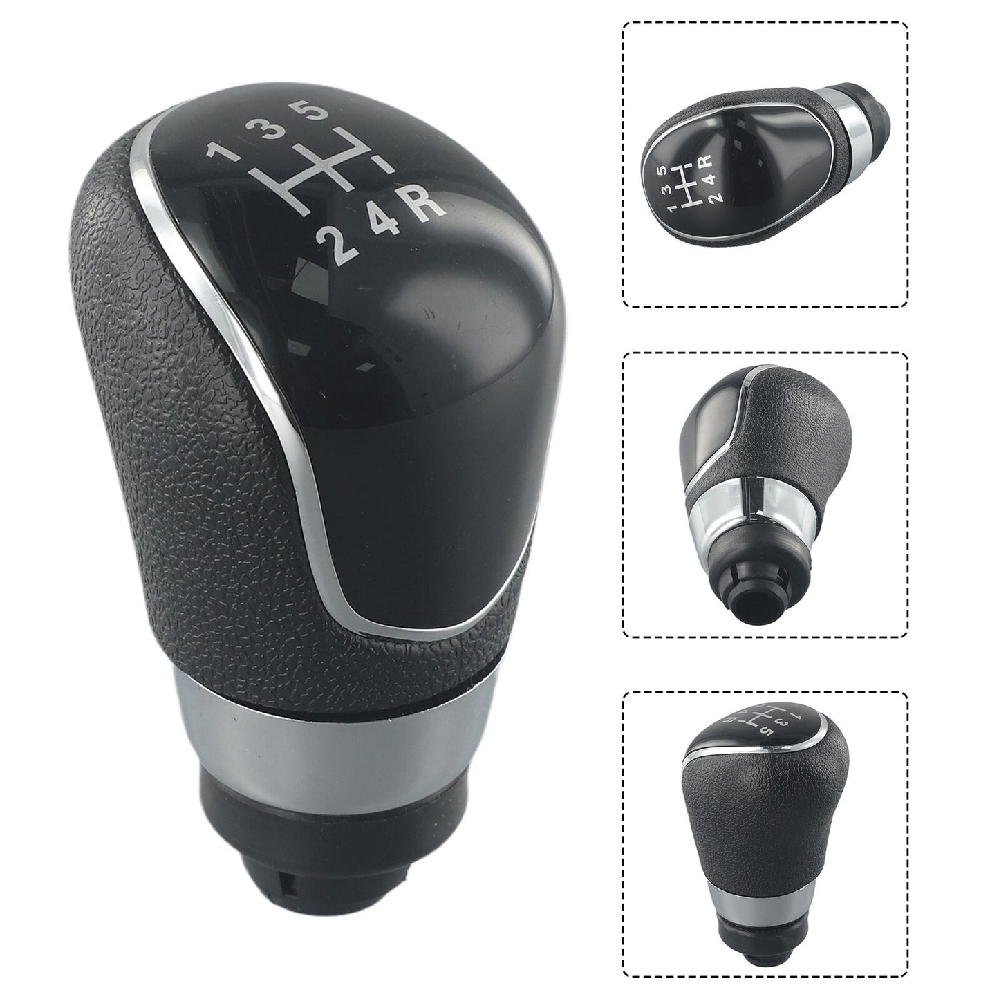 5 Speed Manual Car Gear Shift Knob PU Leather Shifter For Focus MK2 FL MK3 v