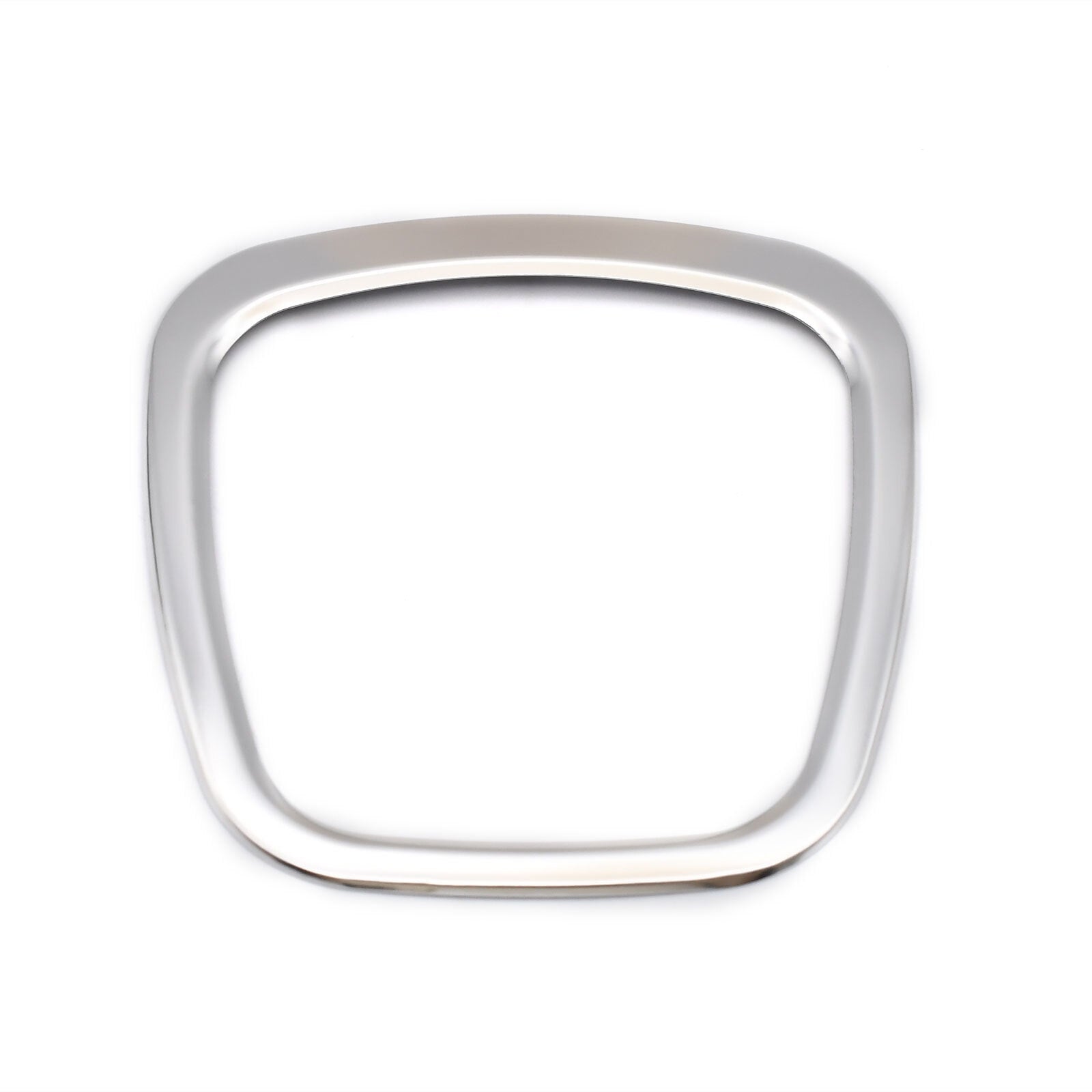 Car steering wheel frame decorative protective cover sticker for Audi A3 A4 A6 for A8 Q5 MATTE Silver - n