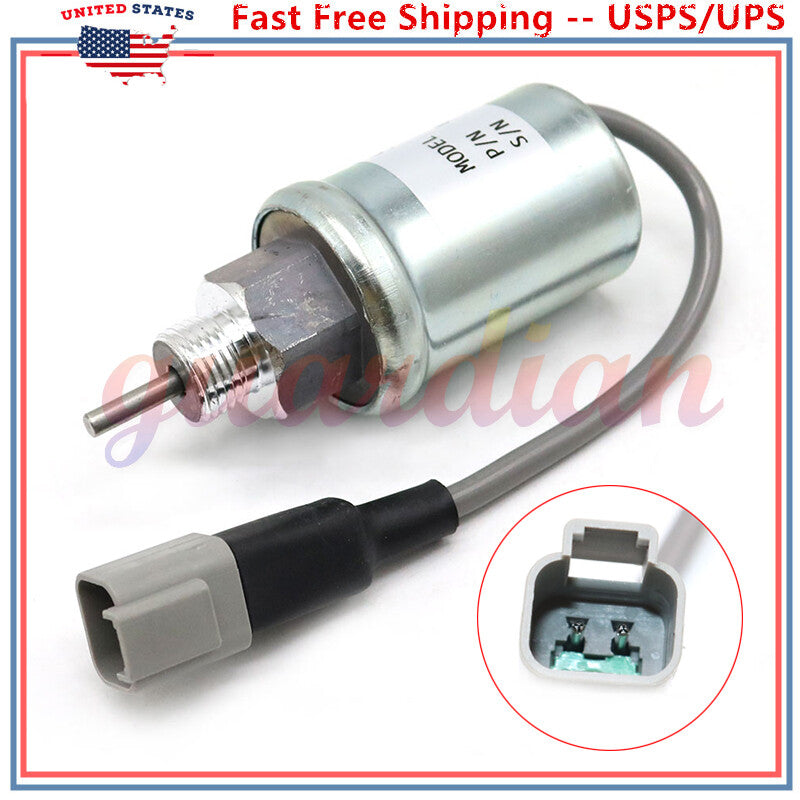 Electrical Fuel Shut Off Solenoid For Perkins 402D 403D 404D 404C 403C 12V