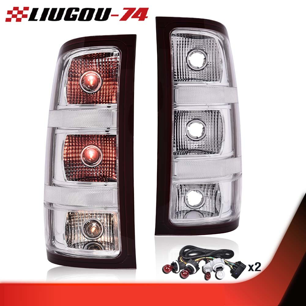 Fits 07-14 for Silverado pickup rear taillight with bulb taillight brand new - v