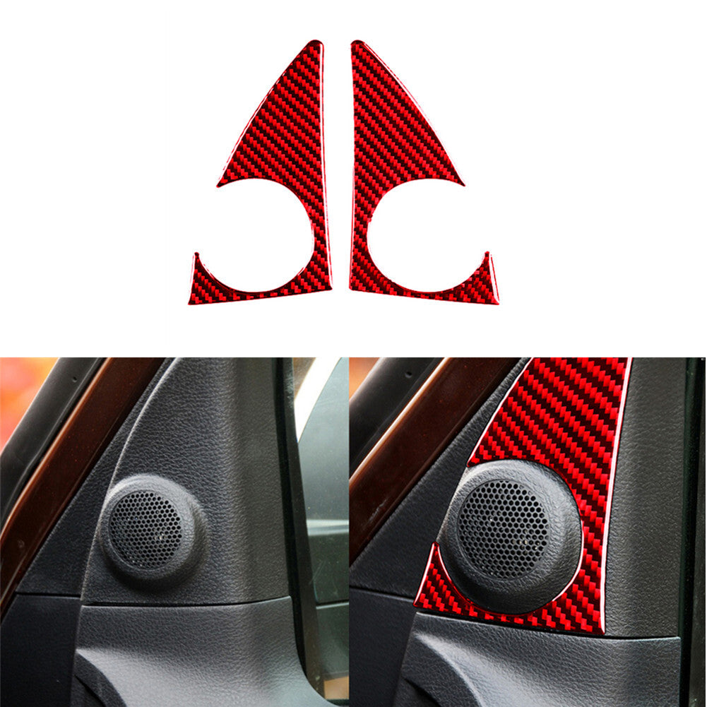 Carbon Fiber Below Of Climate Control Cover Trim For Fiesta 2011-2015 v