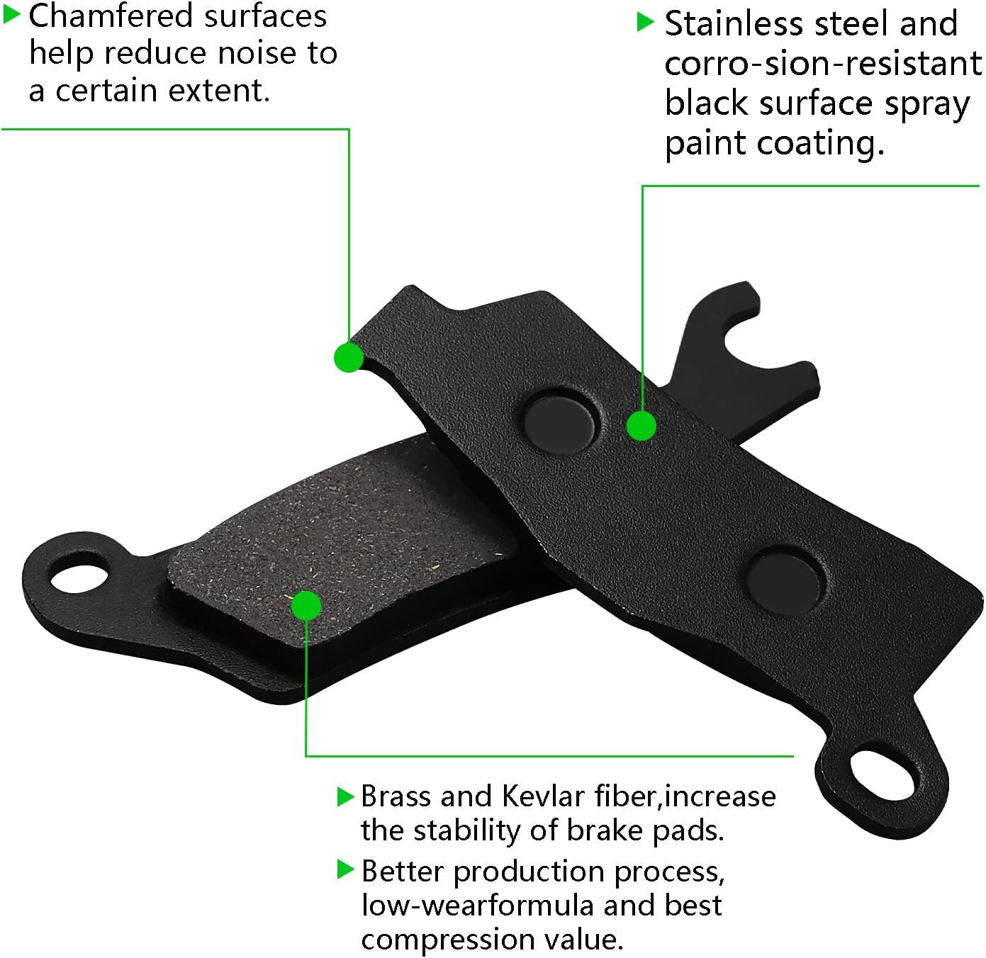 Brake Pads for Can-Am Outlander 450 500 570 650 800 850 1000 2013-2021 705601014