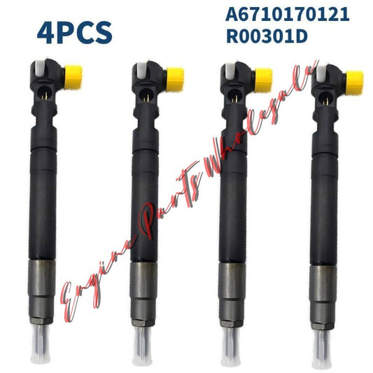 4X Diesel Fuel Injector A6710170121 EMBR00301D for Ssangyong Actyon/Korando 2.0 Q