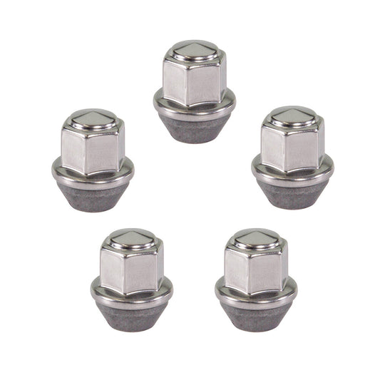 5x Wheel Lug Nuts Sliver For 2011-2020 for Ford Fusion Focus Escape M12x1.5mm Q