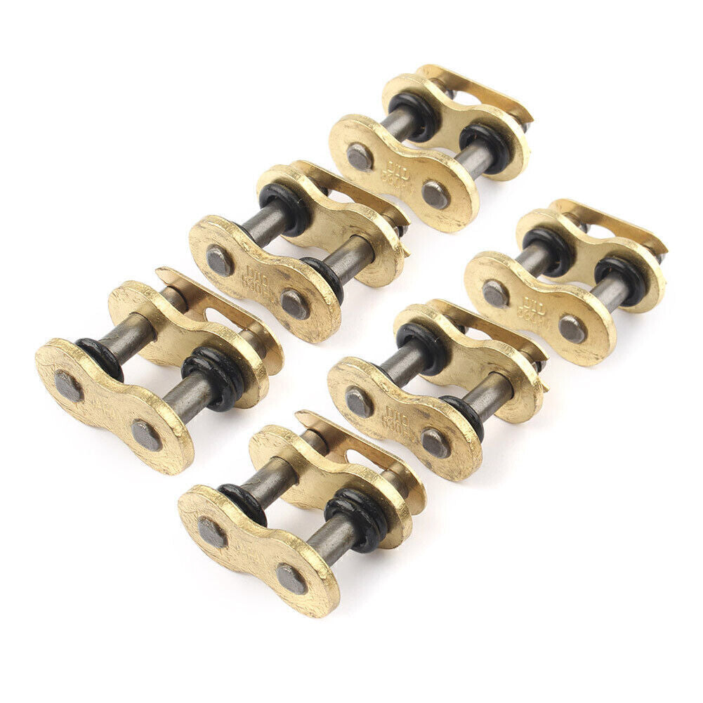 6 x Motorcycle Dirt Pit Bike 530HV Master Connecting Link w/O-rings Replacement Q