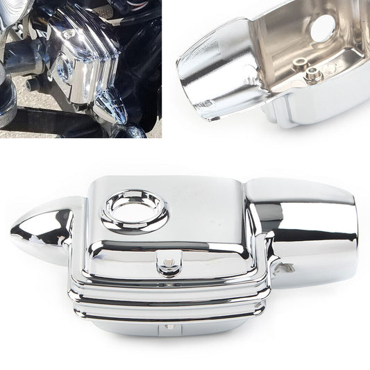Rear Brake Master Cylinder Cover Fit For Touring Electra Glide 2008-2021 Silver Q