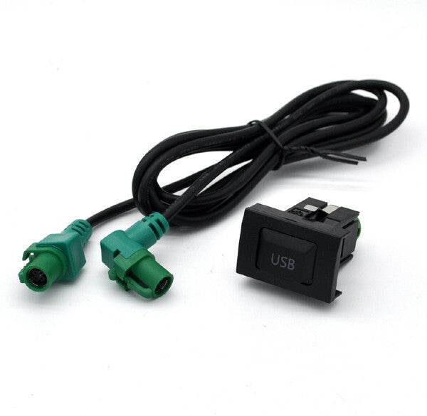 Cable Dash Retrofit USB connector socket for VW for Golf Transporter T5.1 for Audi for Skoda v