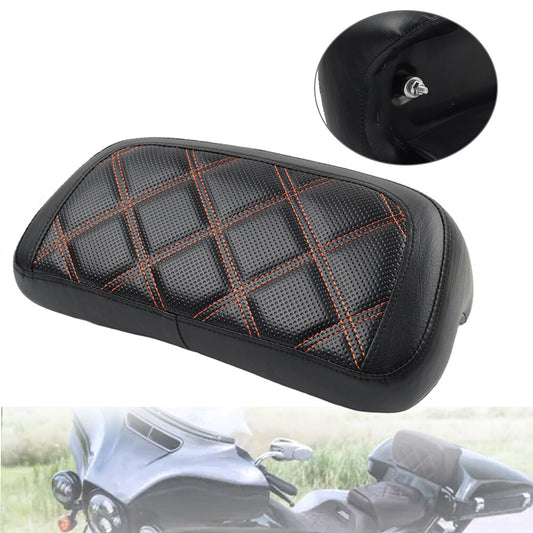 for Harley Street Electra Glide 2014-Up PU Leather Tour Pak Trunk Backrest Pad Q