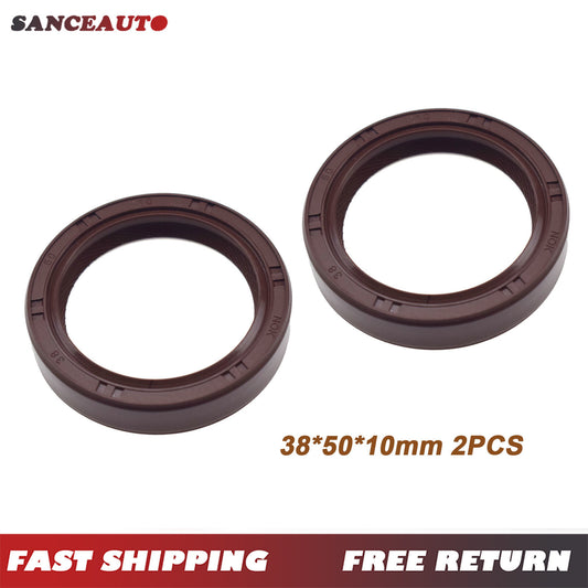Two camshaft oil seals (90311-38034, 38*50*10) suitable for Lexus for Camry for Avalon ES300. v