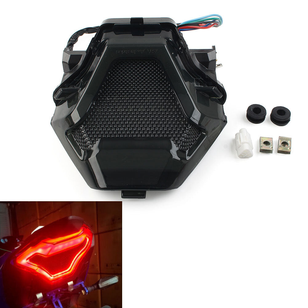 for Yamaha YZF R3 R25 Y15ZR MT07 YZF FZ07 Integrated LED Tail Light Turn Signals