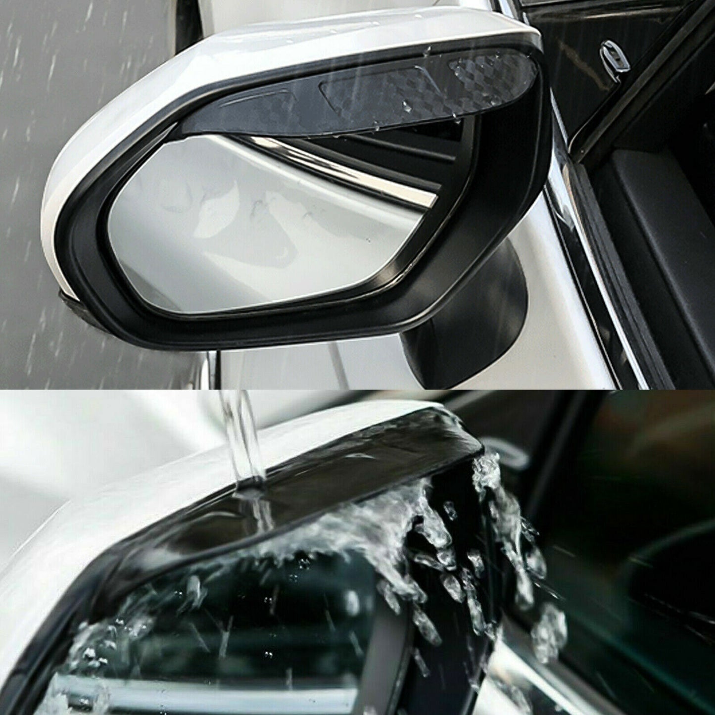 for Toyota for Camry 2018-2021 Rearview Mirror Rain Eyebrow Rain Snow Cover Trim