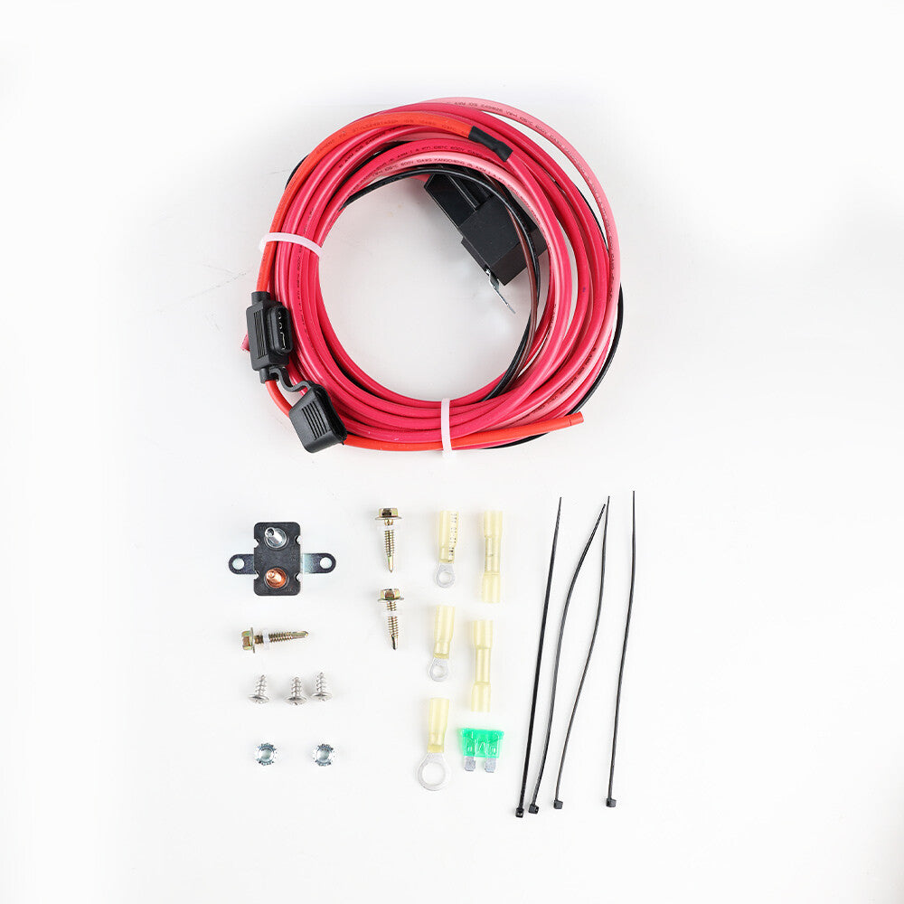 Electric Fuel Pump Relay Bypass Kit Wiring Harness Kit For 12V System P/N 30247