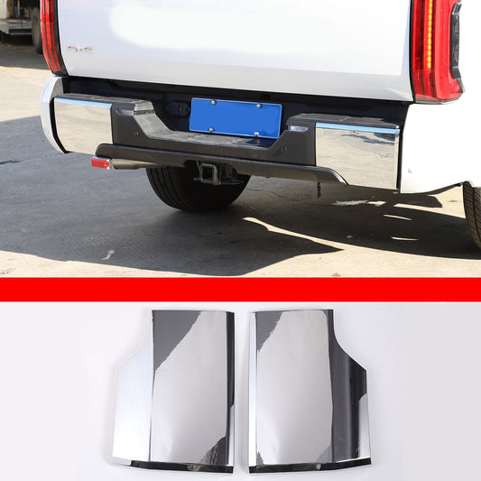 2PCS ABS Chrome Rear Bumper Corner Moulding Cover Trim for Toyota Tundra 22-2024