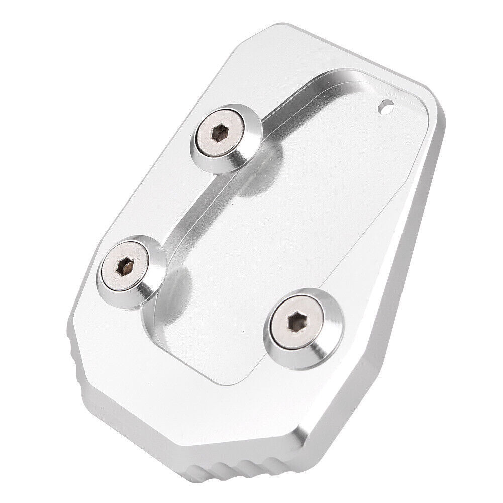Fit for Yamaha MT09 2013 2014 Silver Side Kickstand Stand Foot Plate Extension Pad Q