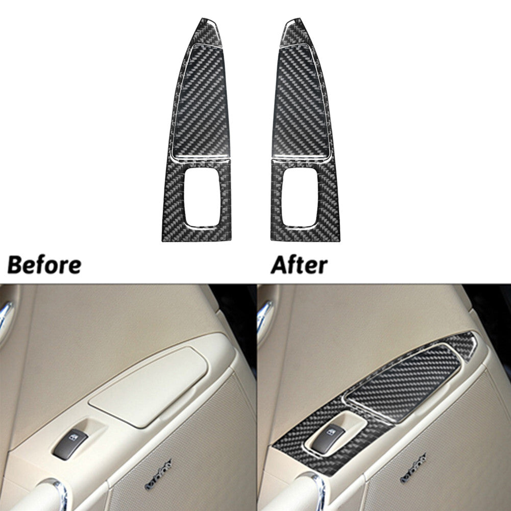 loud speaker panel trim interior carbon fiber sticker for subaru forester 13-18 v